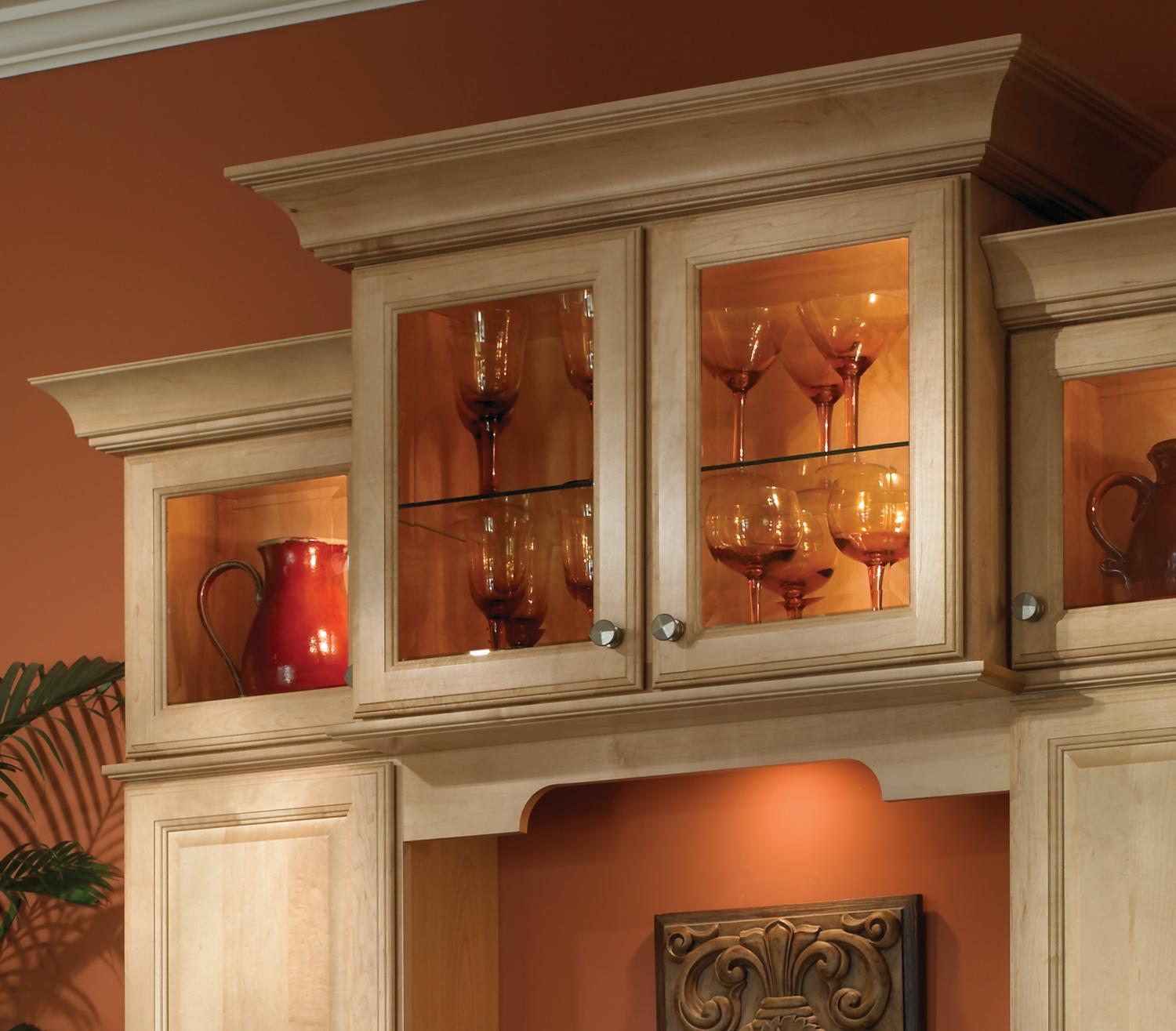 Yorktowne DECORATIVE GLASS, VALANCE AND CROWN MOLDING