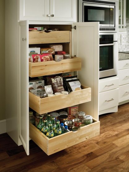 Yorktowne Cabinetry  Deep Slide-Out Shelves