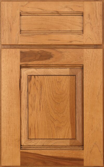 Sandalwood with Burnt Sienna Glaze & Highlight on hickory