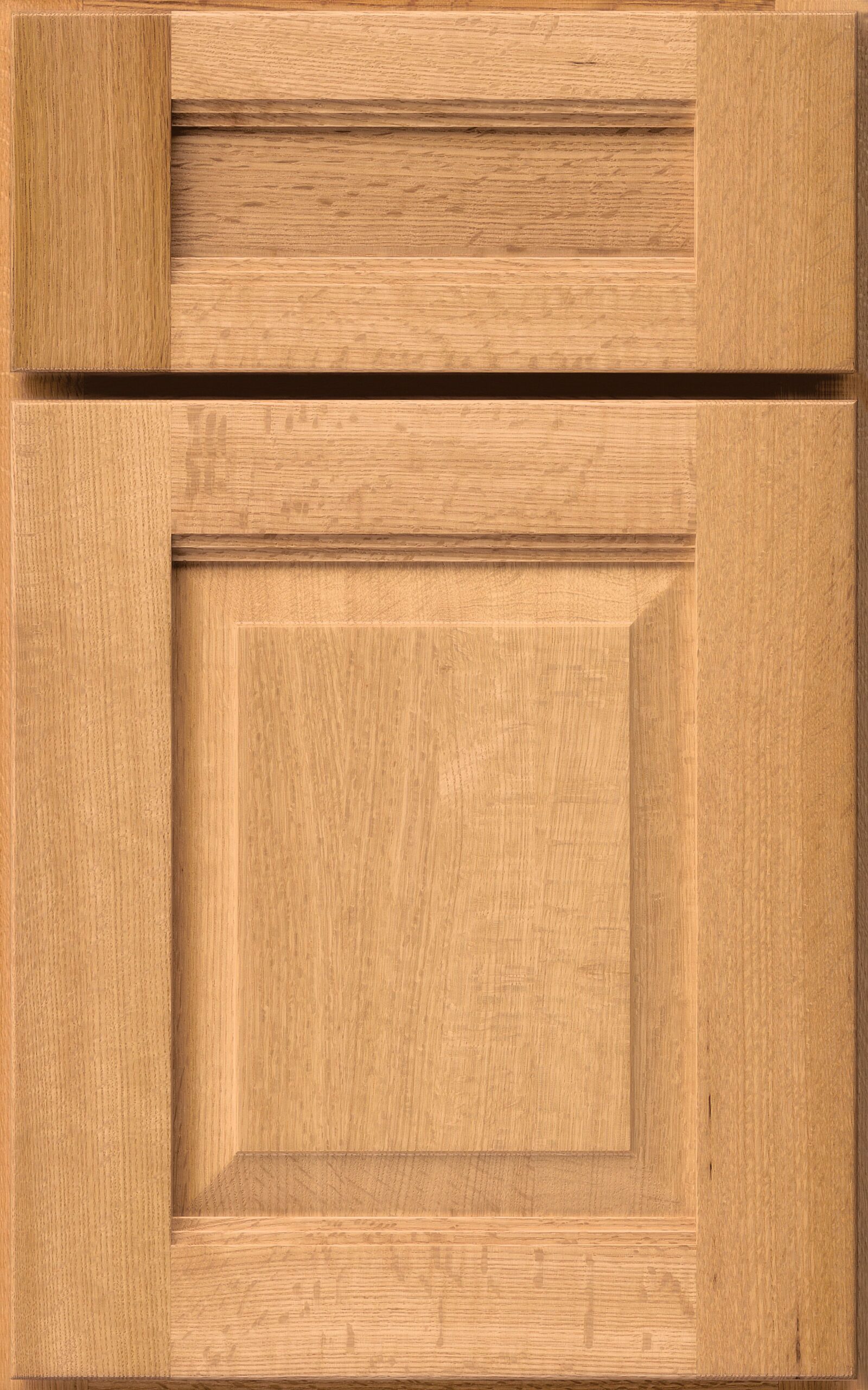 Natural on quartersawn oak