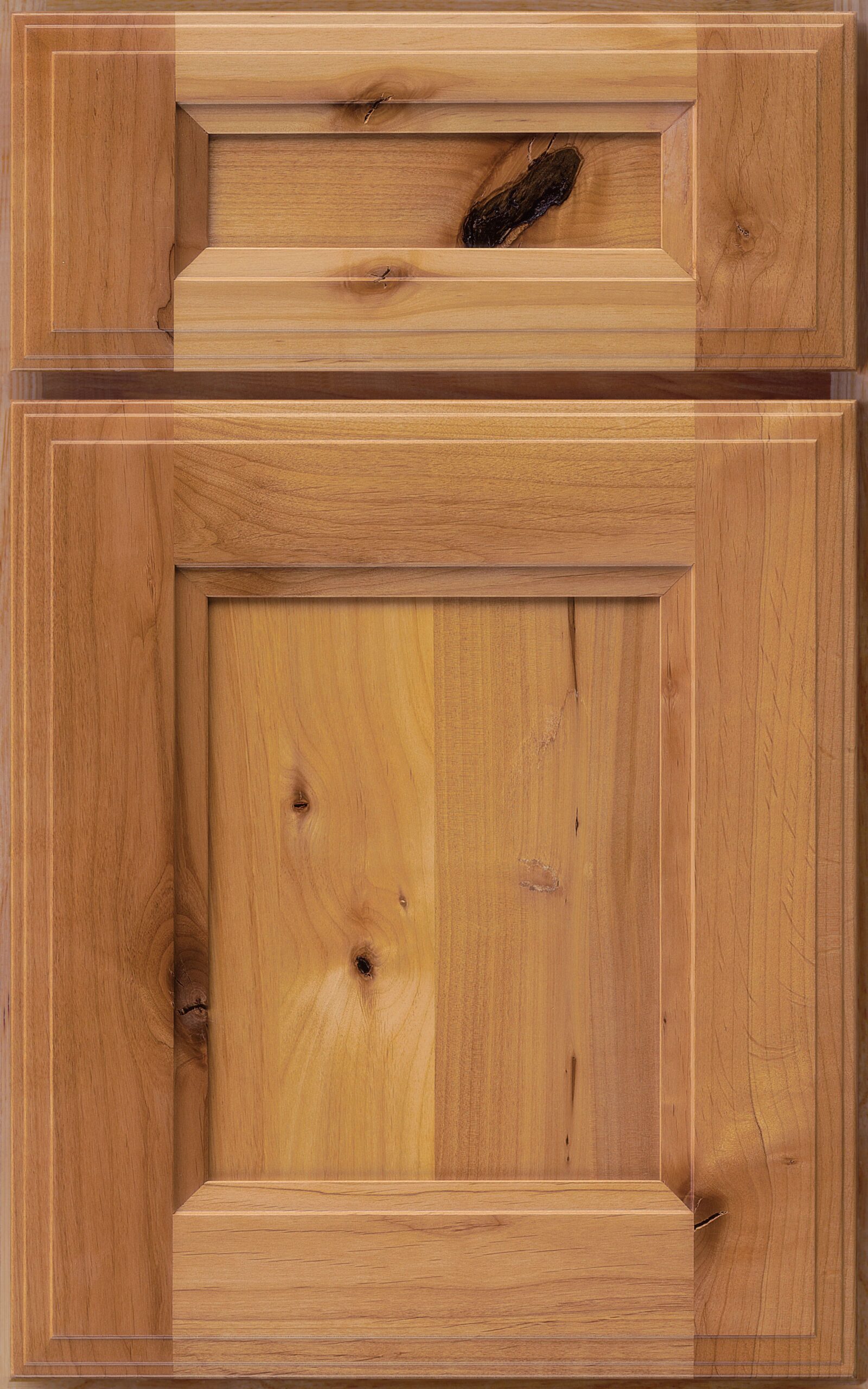 Natural on knotty alder