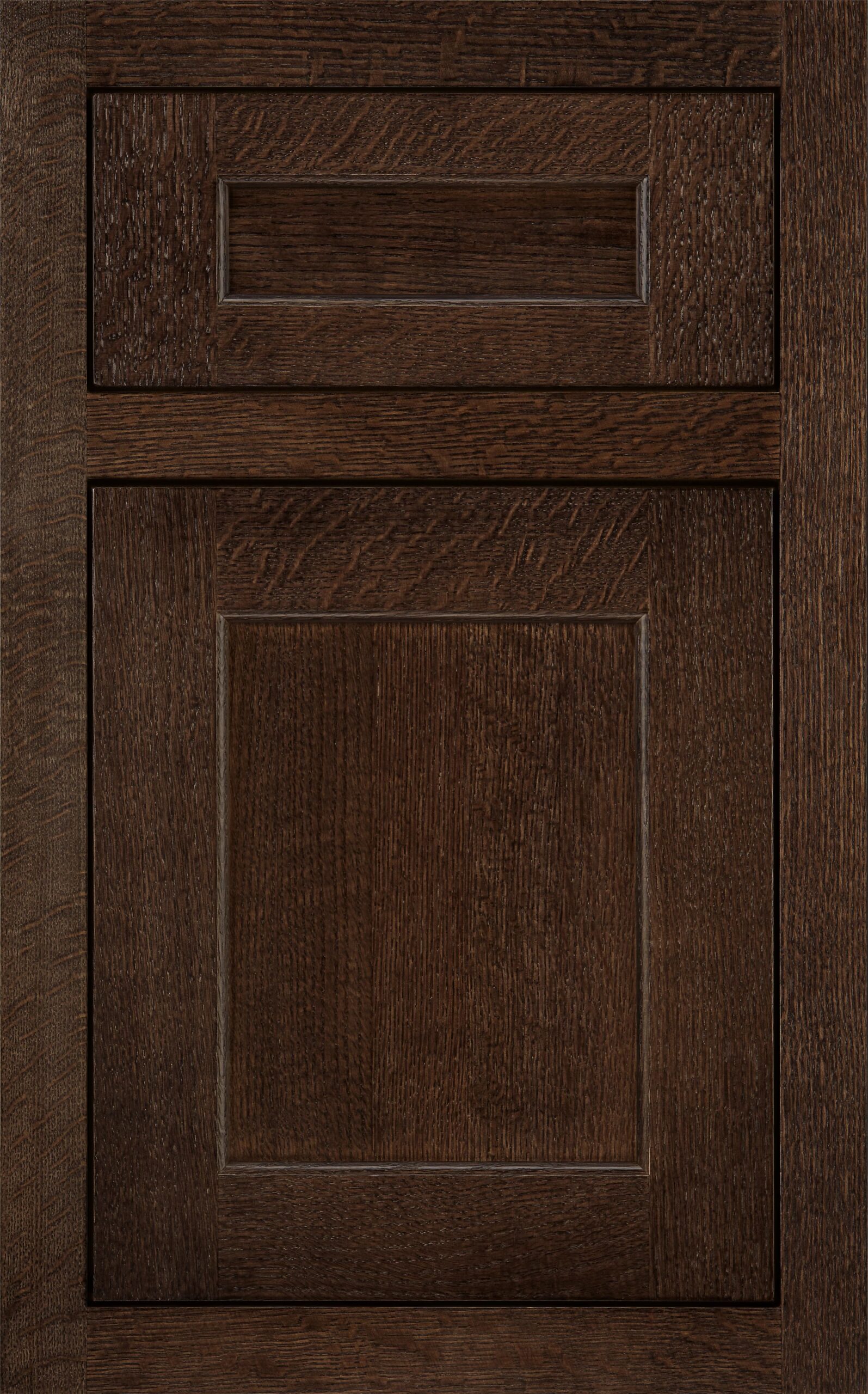 Smoke on quartersawn oak