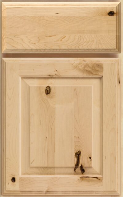 Natural on rustic maple