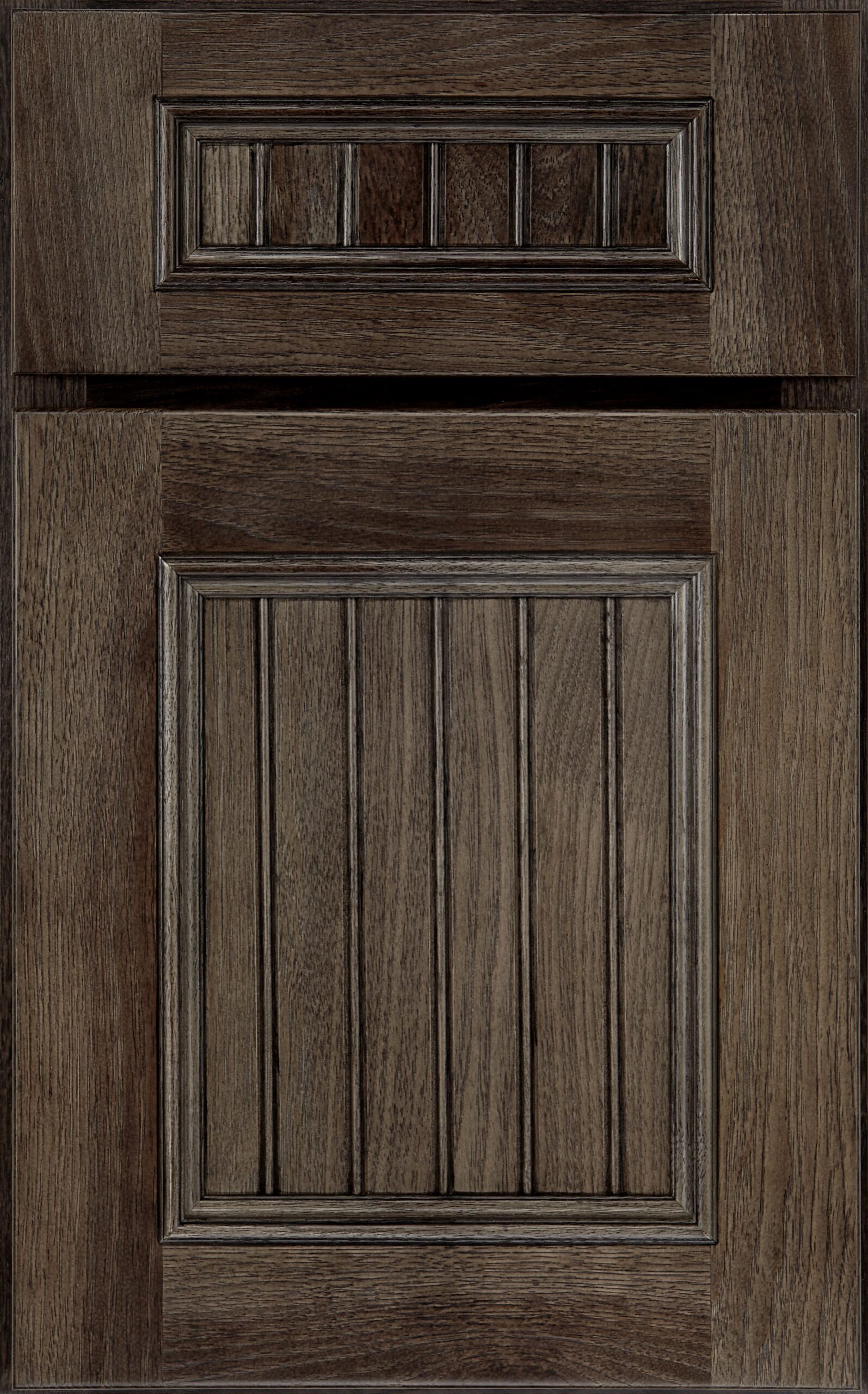 Smoke with Ebony Highlight on hickory