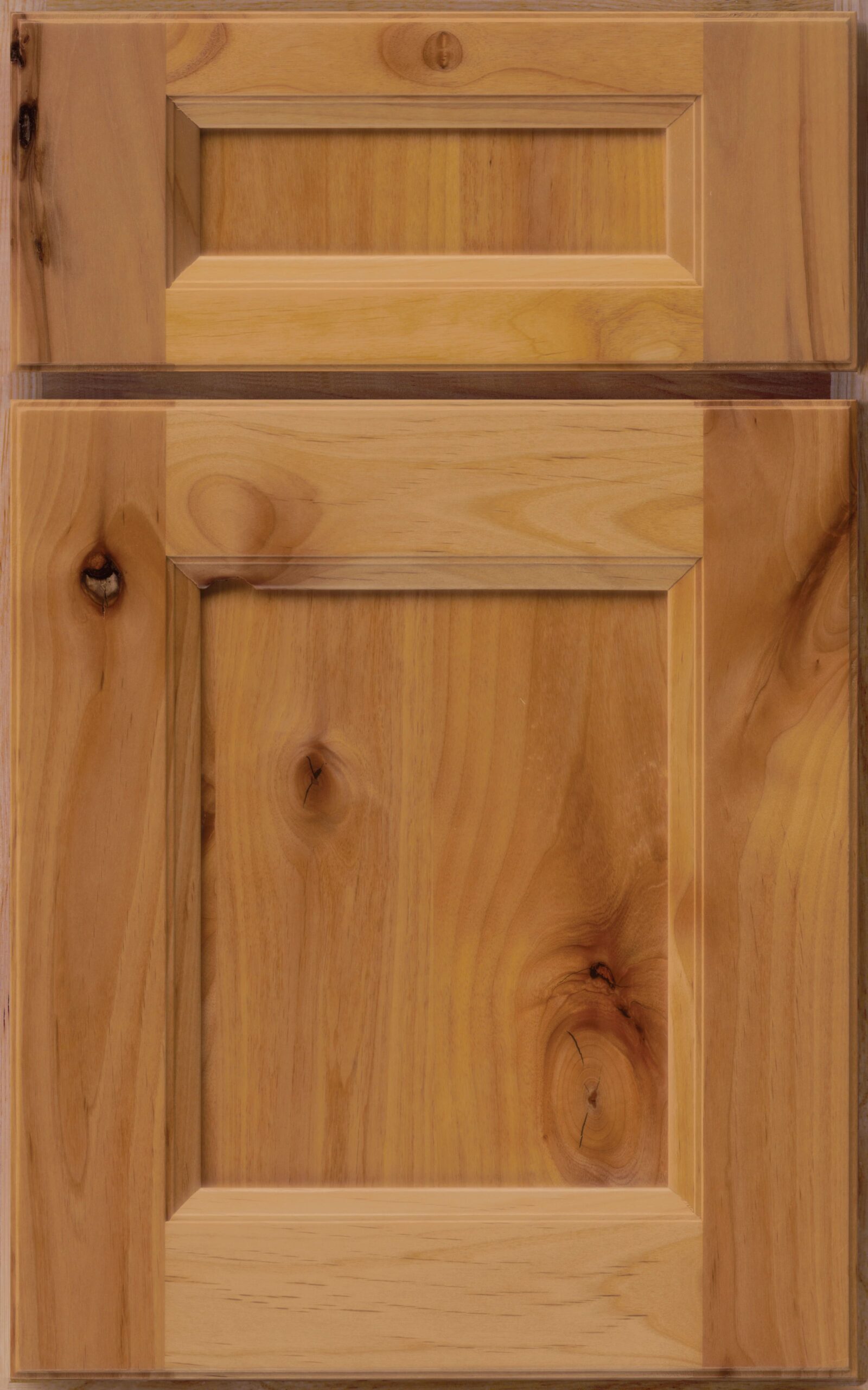 Natural on knotty alder