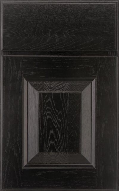 Carriage Black on hickory